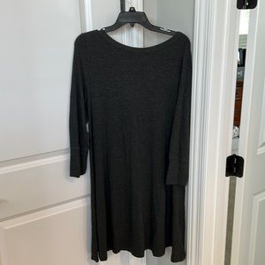 Lou & Grey knit Heather grey dress size M